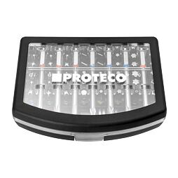PROTECO sada bitů 1/4" 56-dílná s RU nástavcem 43.SN-B04