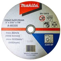 MAKITA A-85335 rezný kotúč 230*2,5*22,2mm OCEĽ