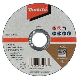 MAKITA D-65953 rezný kotúč 115*1,0*22,2mm NEREZ
