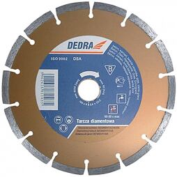 DEDRA diamantový kotúč rezný 180 mm/22,2 mm, segmentový, betón, murivo H1108