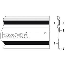 MAKITA 413101-9 kluzná páska k liště 1400mm