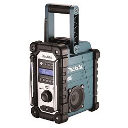 MAKITA DMR110N aku rádio DAB 10,8 -18V, /230V sieťový adaptér, príjem FM, DAB, DAB+, bez batérie