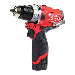 MILWAUKEE M12 FDD-202X aku vŕtačka 12V/2*2Ah, 44Nm, 0-450/1700 ot./min, kufrík