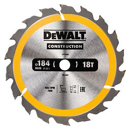 DeWalt DT1938 pílový kotúč 184*16mm, 18z, ATB 20°, rýchly pozdĺžny rez