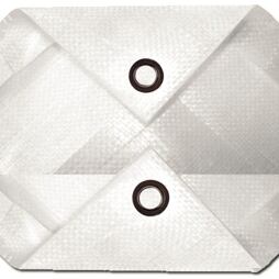 plachta s oky 5*6m bílá kašírovaná 140g/m2 764058
