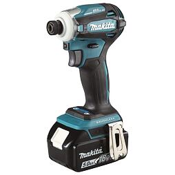 MAKITA DTD172RTJ aku rázový utahovák 18V/2*5Ah, 1/4", 180Nm, 4 rychlosti + TEX, MAKPAC
