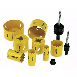 DEDRA súprava vykružovacích píl Bim, 8ks (20,25,32,40,44,51,64,73mm), 2*unášač, 08WZ03