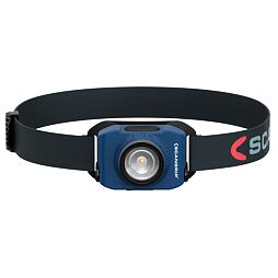 SCANGRIP čelovka ZOOM LED, 10/80/220 lm, dobíjecí USB, IP54