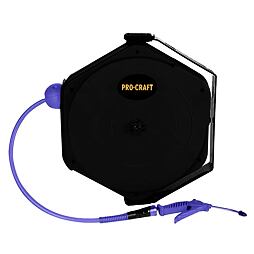 PROCRAFT HR10 naviják s hadicí na vzduch s kloubem, 10m, max tlak 15 bar