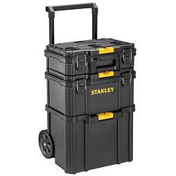 STANLEY STST83319-1 rozkladací pojazdný box Work Shop, teleskopická rukoväť, veľké kolieska