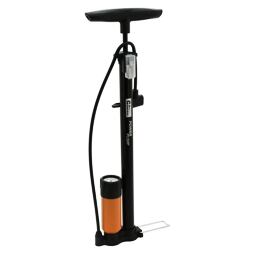 hustilka ruční stojanová POWER PUMP s manometrem, auto ventilek i galuskový ventilek