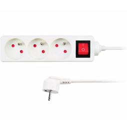 kabel 230V prodlužovací 3m, 3 zásuvky, vypínač P1313