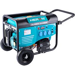 HERON elektrocentrála 5500W/5000 (230V), pro svařování, AVR, motor 13HP, elektrostart, 8896415