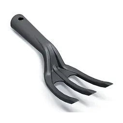 PROSPERPLAST kultivátor 3-hrotý - lopatka R CULTIVATOR 25,1cm, PH, černý, 544432