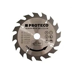 PROTECO pilový kotouč 165mm*2.2mm*20/16mm 16 WZ HM 42.09-PK165-16