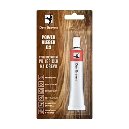 DEN BRAVEN power kleber D4, PU lepidlo na dřevo, 23ml 35004TU