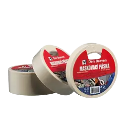 DEN BRAVEN páska zakrývací 50mm*50m krep do 80°C B7041MA
