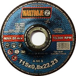 NÁSTROJE CZ kotúč rezný 115*0,8mm na nerez IM-1-115-0,8