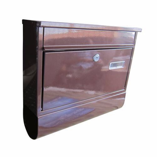 schránka poštovní RADIM 360*320*90mm hnědá s rourou 523911