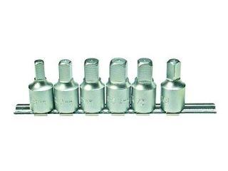 TRIUMF hlavice zástrčné 1/2" na olejové výpustě čtyřhran, 8-14mm, 6ks 100-00717