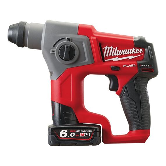 MILWAUKEE M12 CH-602X aku vŕtacie kladivo 12V/2*6Ah, 1,1J SDS+