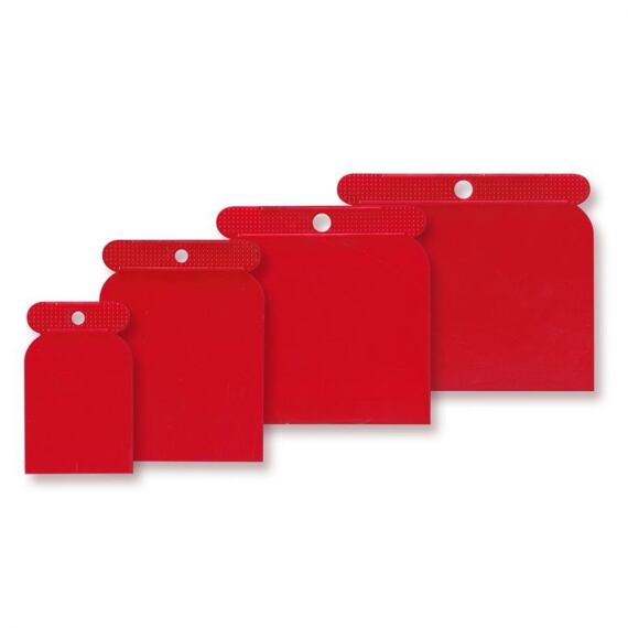 DEDRA maliarska špachtľa plast sada 4ks: 50, 80, 100, 120mm, 15B008