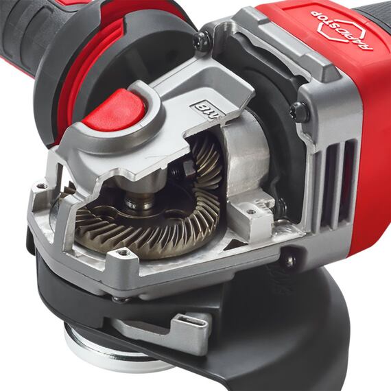 MILWAUKEE M18 CAG125XPDB-0X aku úhlová bruska 125mm, kolébkový vypínač, 18V bez baterie, kufr
