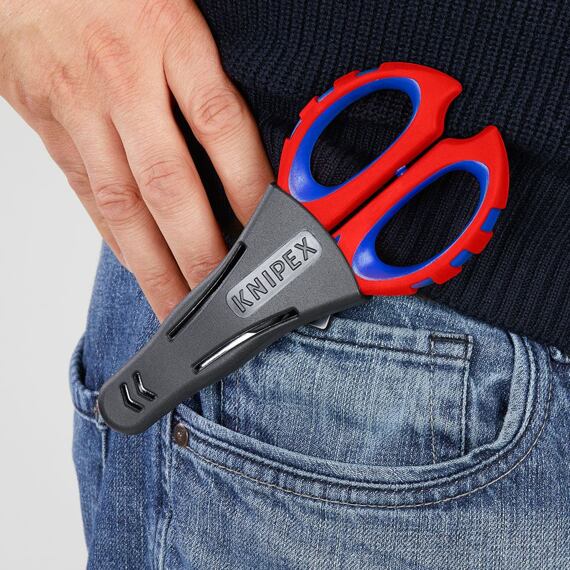 KNIPEX nůžky pro elektrikáře, lisování dutinek do průmeru 6mm, 56HRC, 950510SB