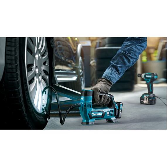 MAKITA MP100DZ aku kompresor 12V CXT bez batérie, max. 8,3bar, 10l/min.,