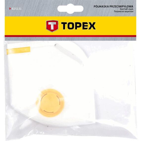 TOPEX respirátor s ventilem FFP2 2ks 82S132