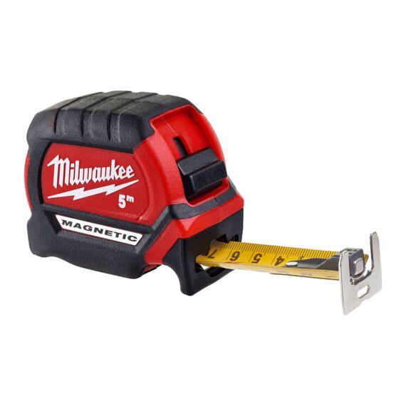 MILWAUKEE 4932464599 zvinovací meter 5m, K5/27 MAGNETIC GEN III, trieda presnosti II.
