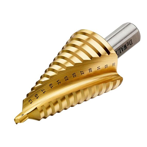 DeWalt DT90247 stupňovitý vrták 5-35 mm, TITANIUM, stopka 12,7 mm