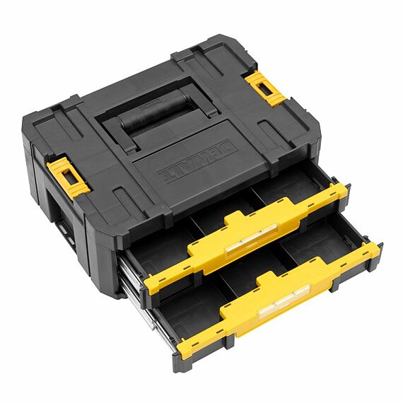 DeWalt DWST1-70706 kufrík TSTAK IV s dvoma zásuvkami