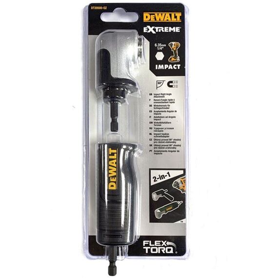 DeWalt DT20500 pravouhlý skrutkovací nástavec, 140mm, pre rázové uťahováky