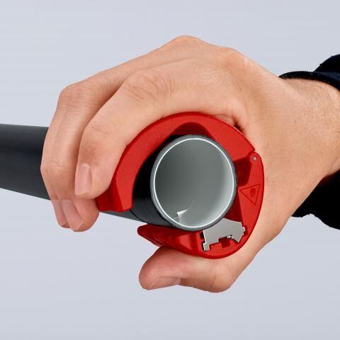 KNIPEX nástroj na řezání plast. trubek pr.20-50mm, tl. stěny až 2,4mm 902210BK