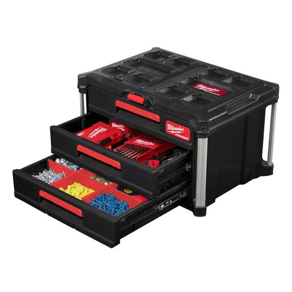 MILWAUKEE 4932472130 box PACKOUT 3 Drawer, 3 zásuvky, 560*410*360mm