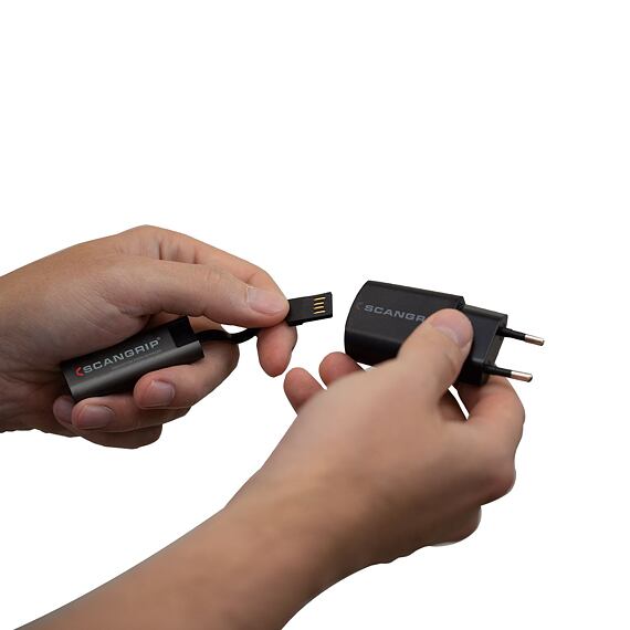 SCANGRIP FLASH MICRO R kompaktní svítilna LED 75lm, nabíjení USB, plynulé stmívání, 03.5113