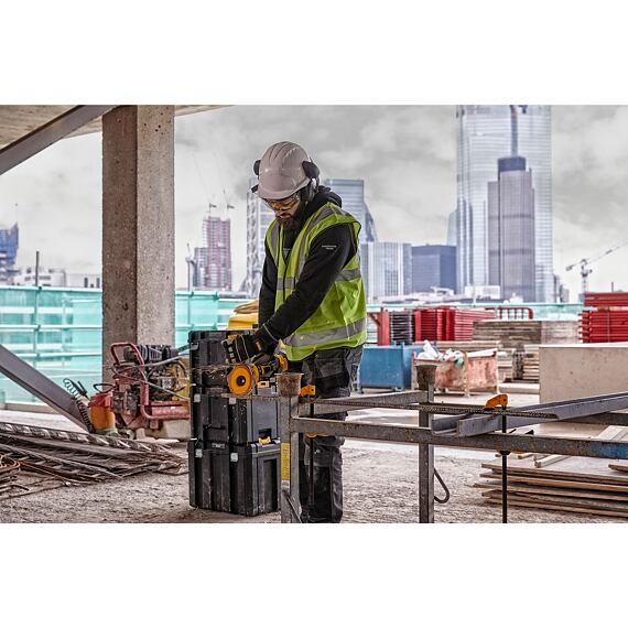 DeWalt DCG418T2 aku úhlová bruska 125mm, 54V/2*6Ah, FLEXVOLT, kufr TSTAK