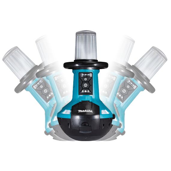 MAKITA DEADML810 aku LED lampa priestorová 14,4+18V, 5500/3000/1500lm, 180°+360°, IP54, bez aku
