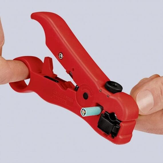 KNIPEX odizolovávací nástroj na koaxiální kabely (RG59, RG6, RG7, RG11) 166006SB