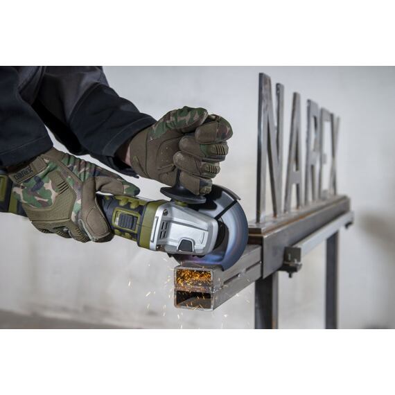 NAREX Camouflage CBU 125, aku úhlová bruska 20v, (1000W), 125mm, bez baterie, krabice