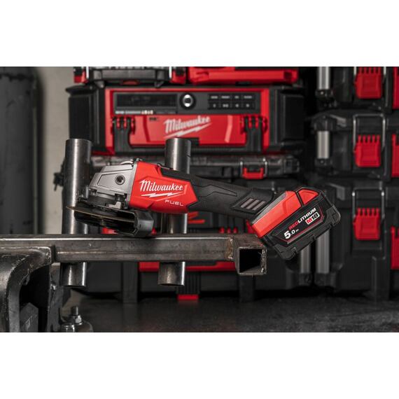 MILWAUKEE M18 FSAG125X-0X aku uhlová brúska 18V, 125mm, bez batérie, kufrík
