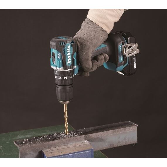 MAKITA DHP487Z aku příklepová bezuhlíková vrtačka 18V, 0-500/1700 ot./min, 40Nm, bez baterie