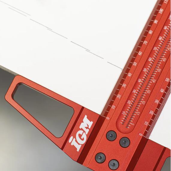 IGM značiaci príložník 600mm, otvory po 1mm, MER-ZP600