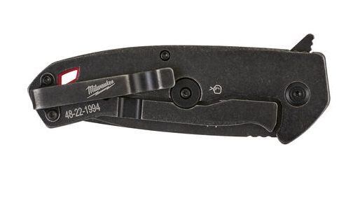 MILWAUKEE 48221994 nůž zavírací Hardline čepel 75mm, ocel D2, spona na opasek
