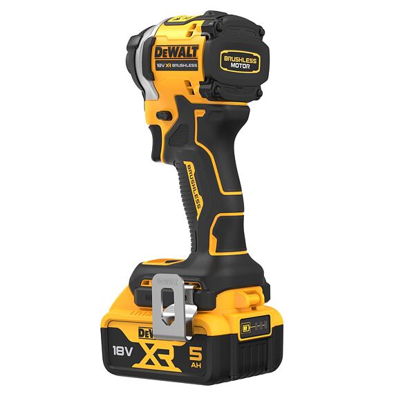 DeWalt DCF850P2T aku rázový uťahovák 18V/2*5Ah, 205Nm, 1/4", TSTAK
