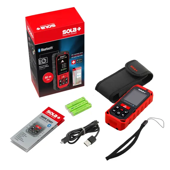 SOLA METRON 80 BTC laserový diaľkomer 80m, Bluetooth