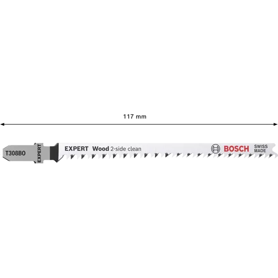 BOSCH 2608900554 pílky do priamočiarky T308BO 117mm, drevo, oblúk 3ks