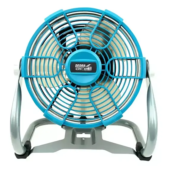 DEDRA aku ventilátor 18V, priemer 9"/230mm, dve rýchlosti, bez batérie, DED7074