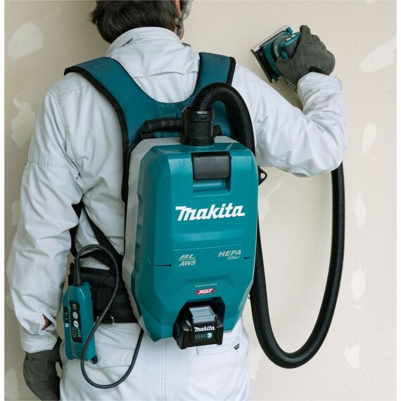 MAKITA VC009GZ01 aku vysávač chrbtový 40V XGT, 3 rýchlosti vysávania, suché vysávanie, AWS, bez baté